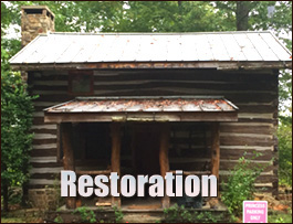 Historic Log Cabin Restoration  Wilmot, Ohio